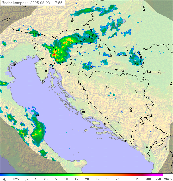 Padavine Hrvaška