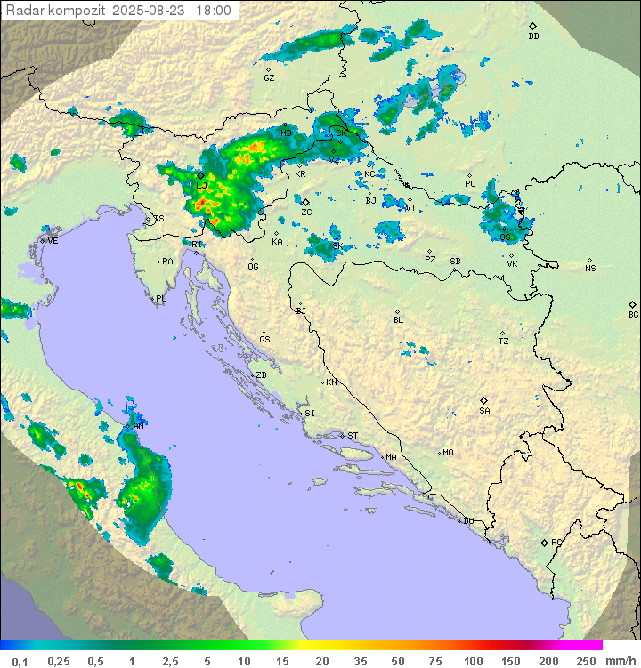 Padavine Hrvaška
