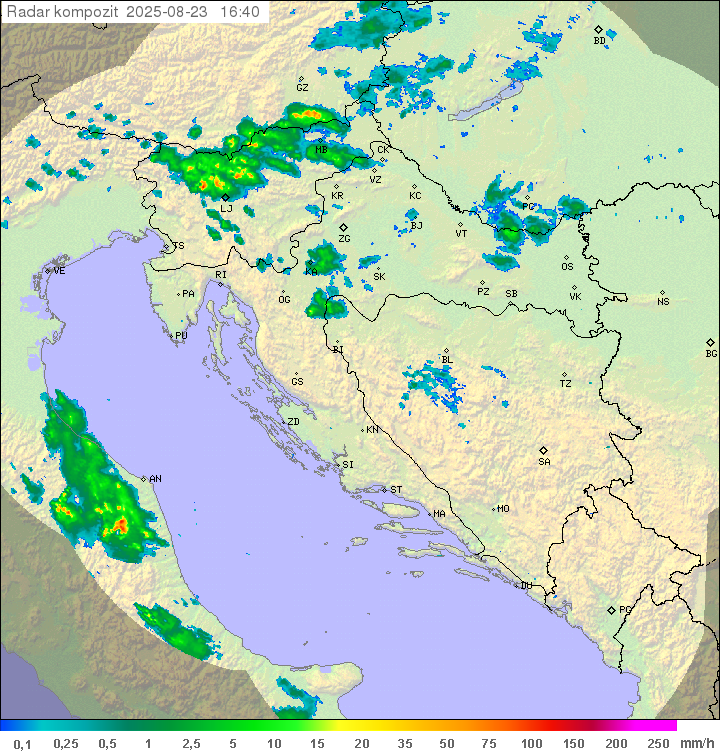 Padavine Hrvaška