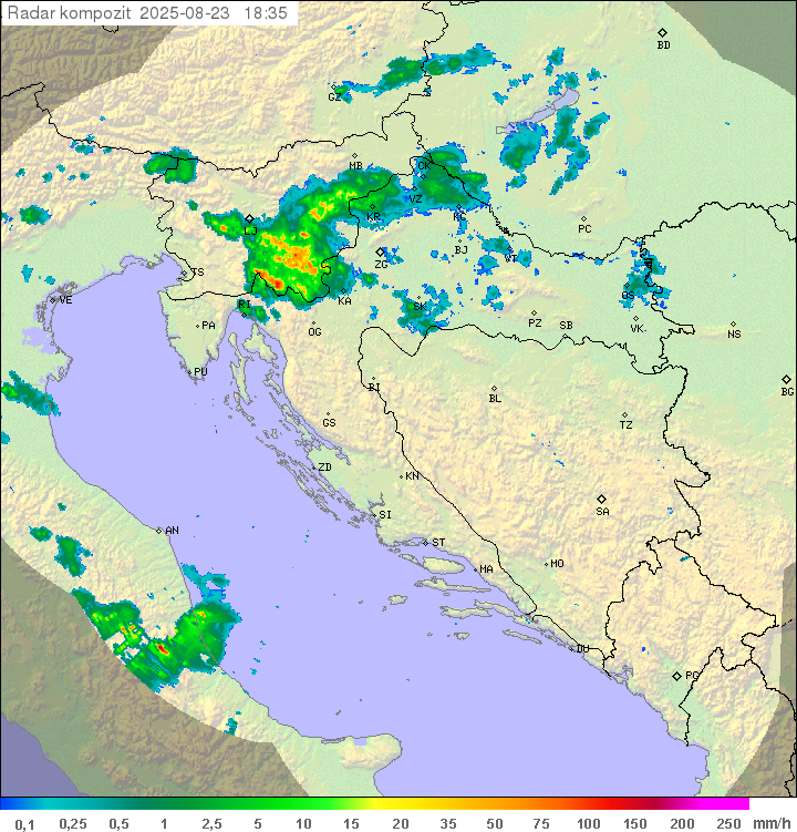 Padavine Hrvaška