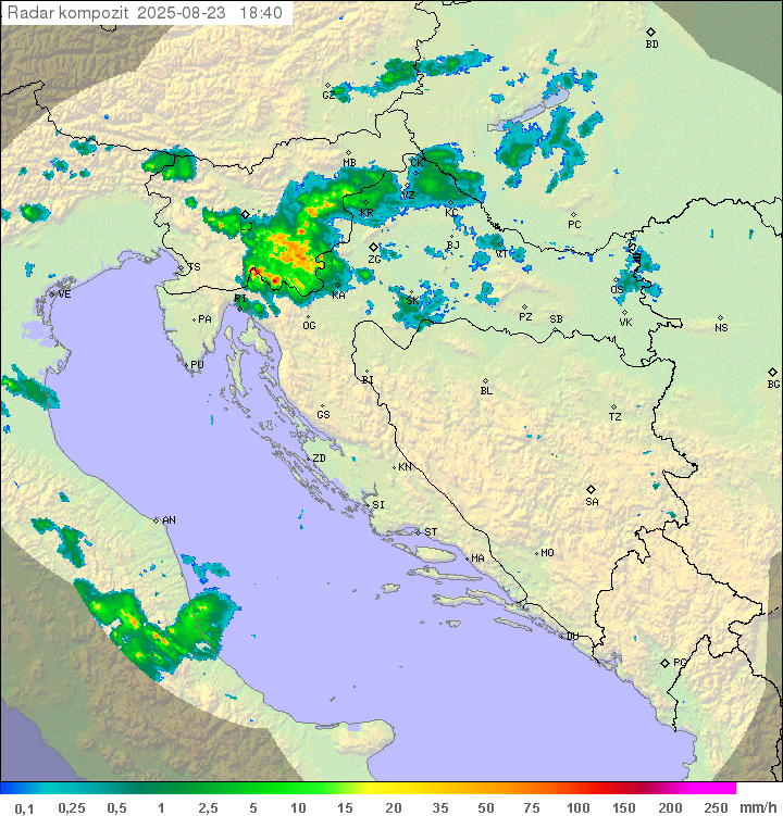 Padavine Hrvaška