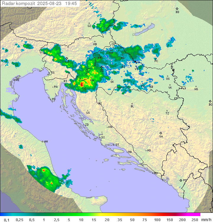 Padavine Hrvaška