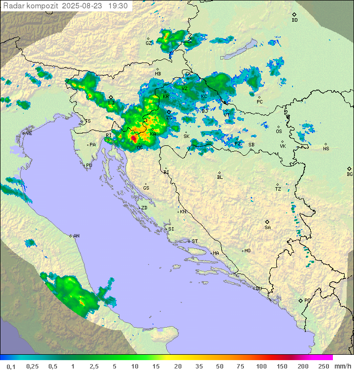 Padavine Hrvaška