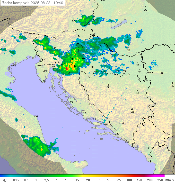 Padavine Hrvaška