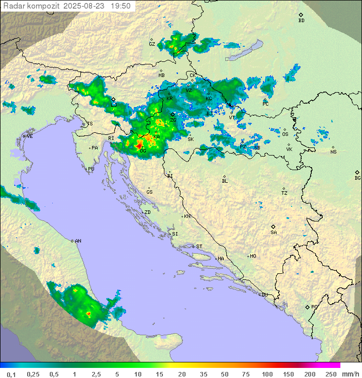 Padavine Hrvaška
