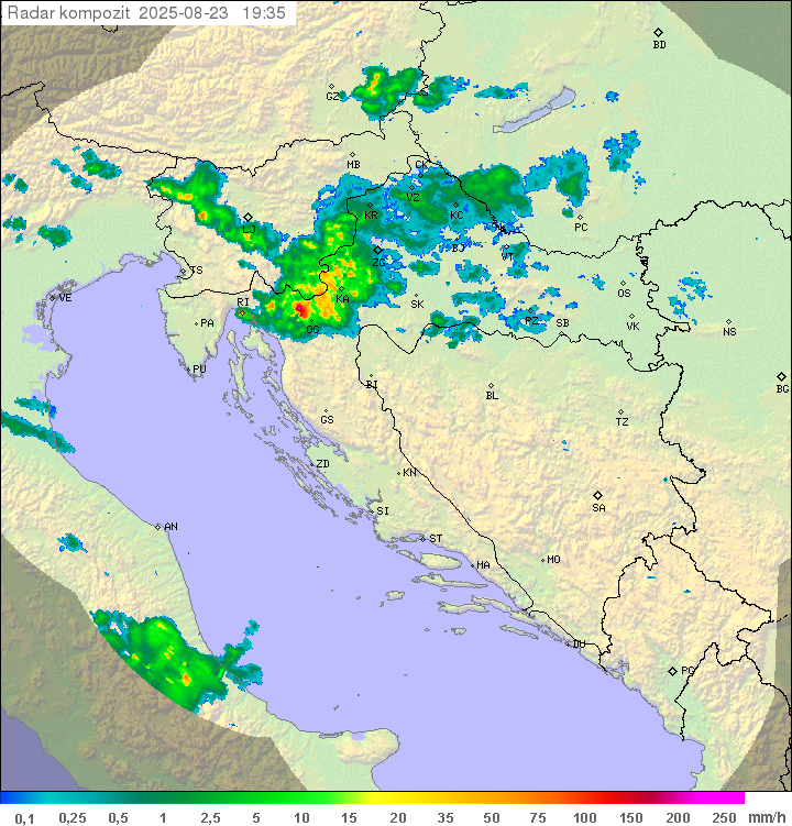 Padavine Hrvaška