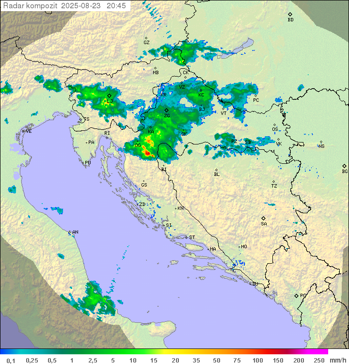 Padavine Hrvaška