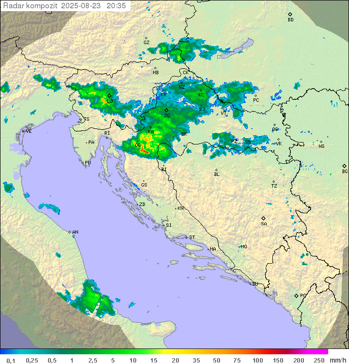 Padavine Hrvaška