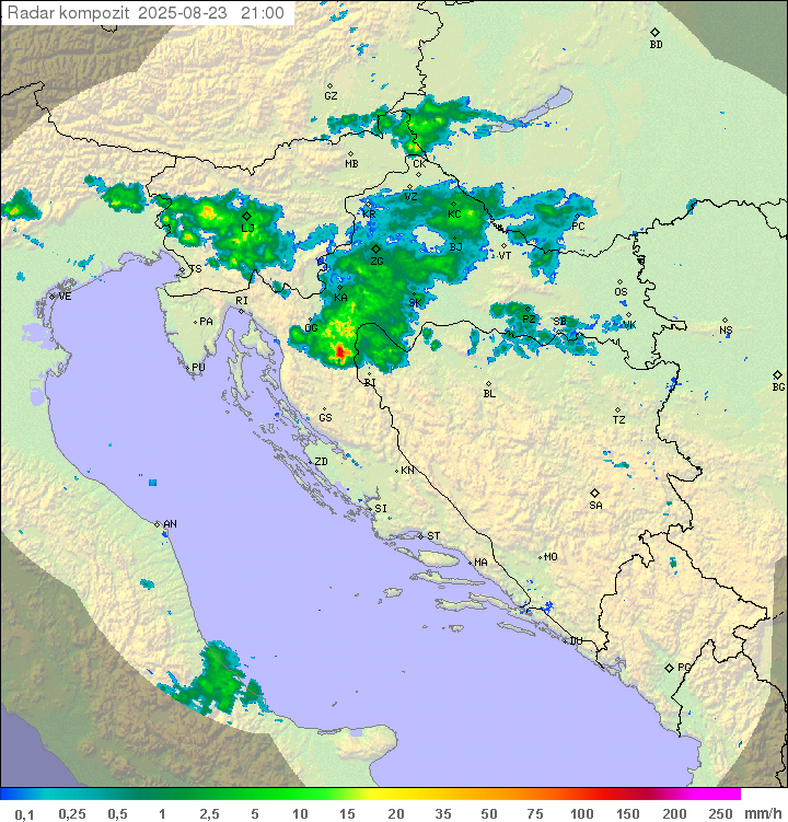 Padavine Hrvaška