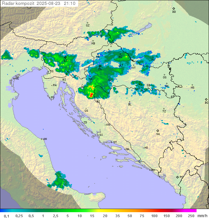 Padavine Hrvaška