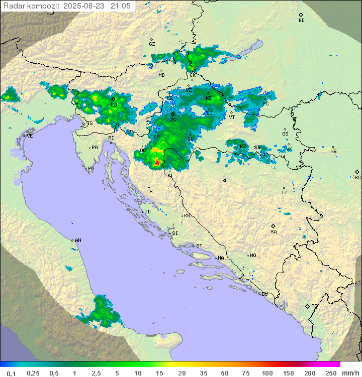 Padavine Hrvaška