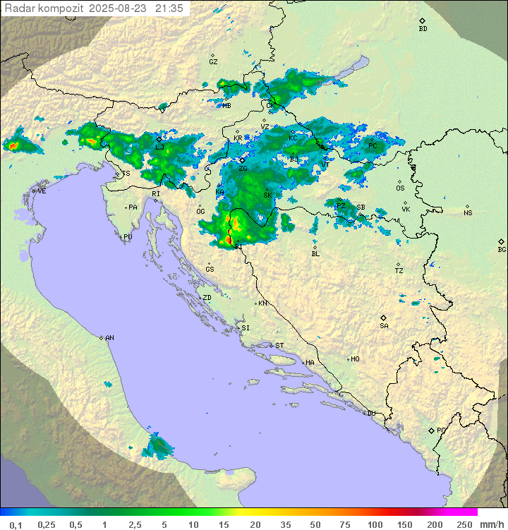 Padavine Hrvaška