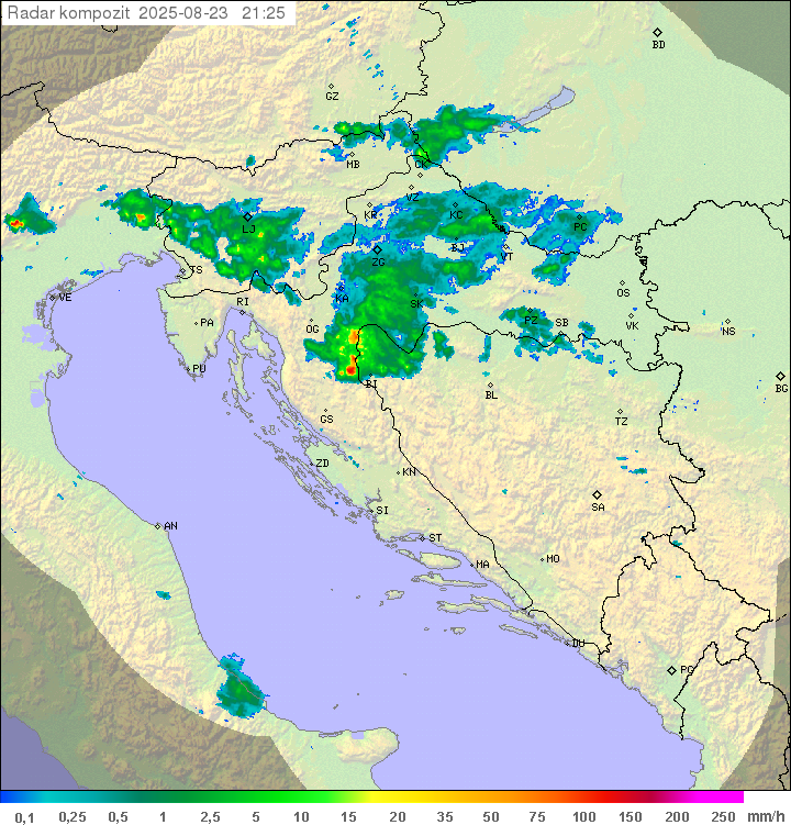 Padavine Hrvaška