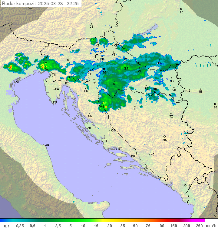 Padavine Hrvaška