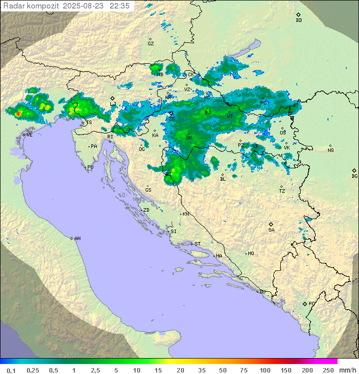Padavine Hrvaška