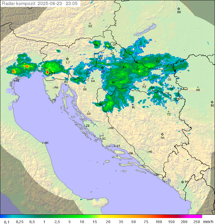 Padavine Hrvaška