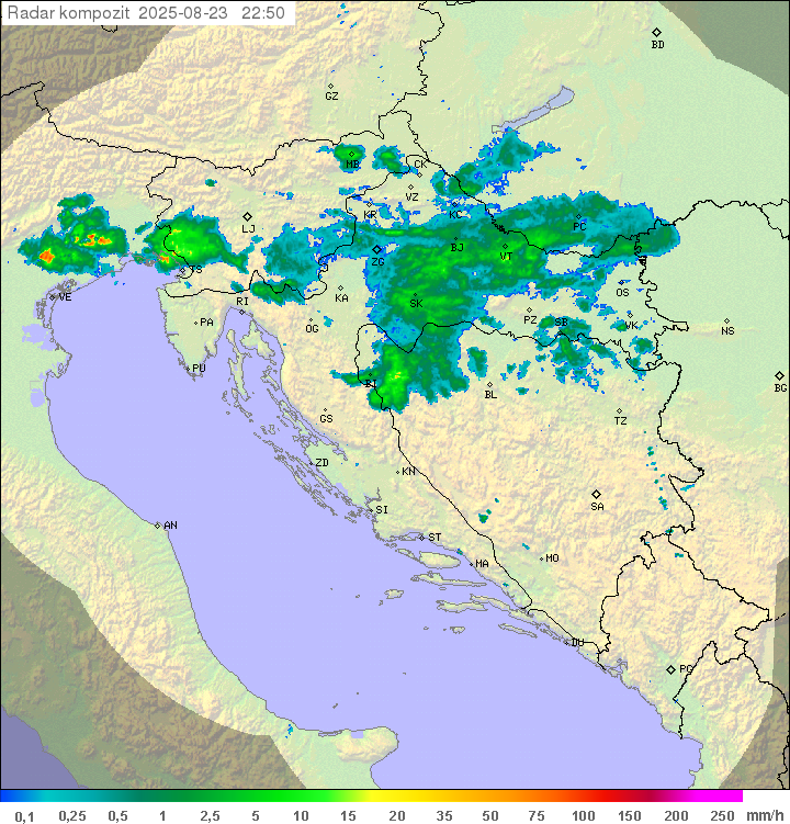 Padavine Hrvaška