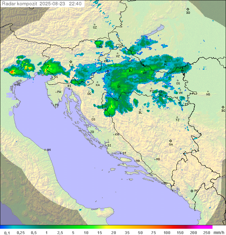 Padavine Hrvaška