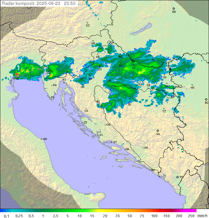 Padavine Hrvaška