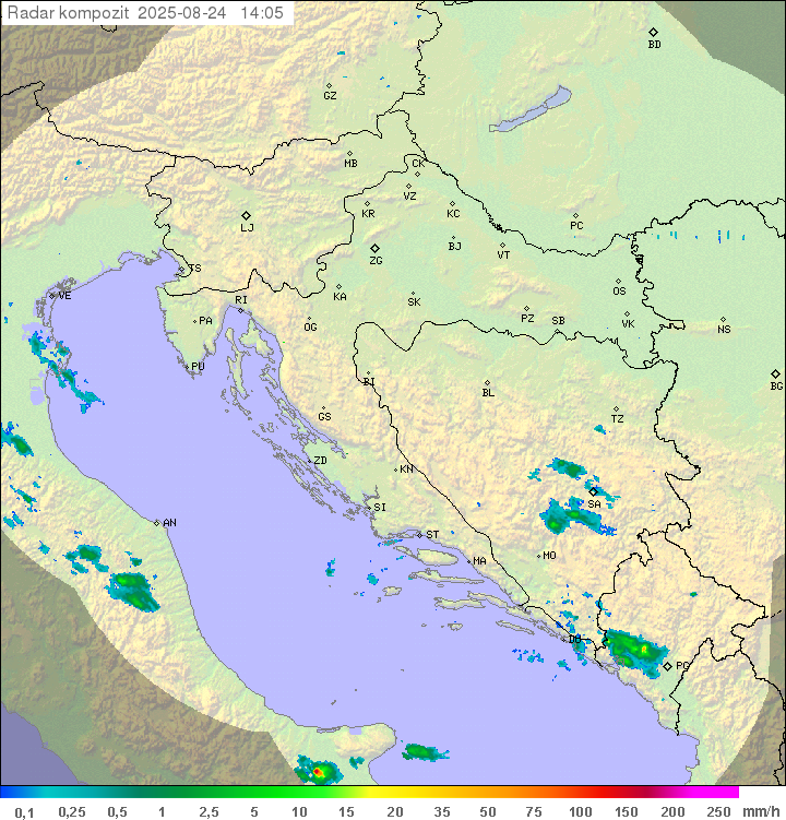 Padavine Hrvaška