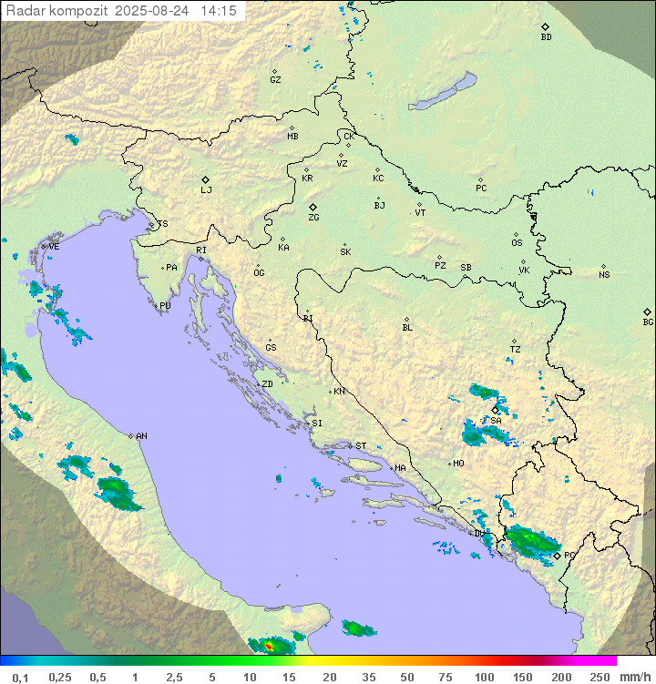 Padavine Hrvaška