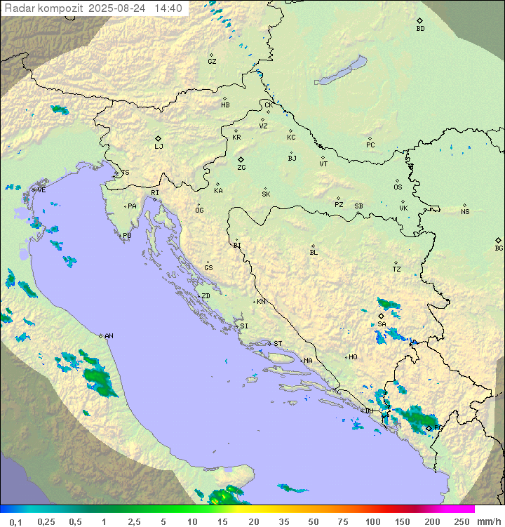 Padavine Hrvaška