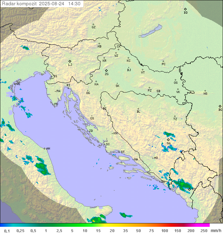 Padavine Hrvaška
