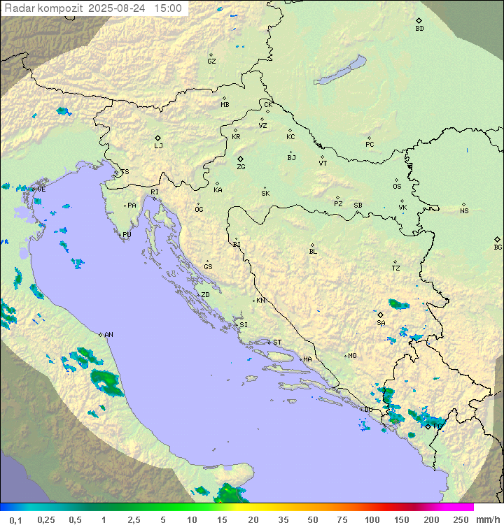 Padavine Hrvaška