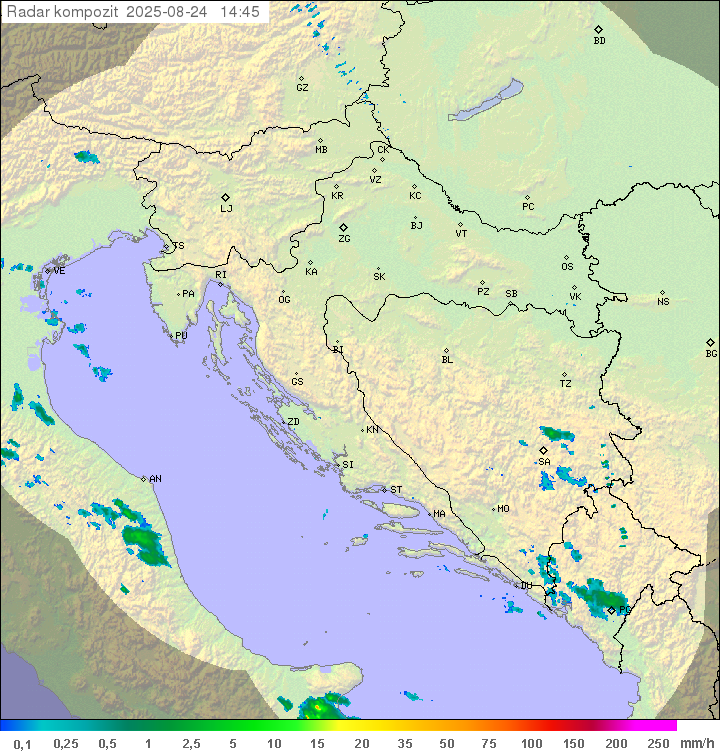 Padavine Hrvaška