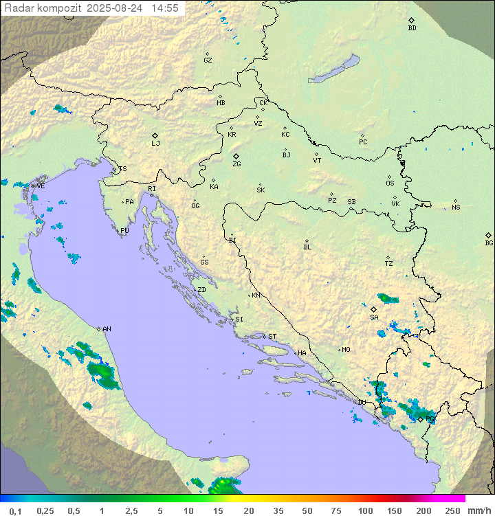 Padavine Hrvaška
