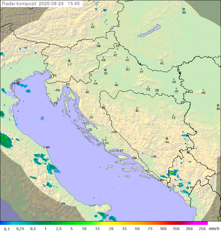 Padavine Hrvaška