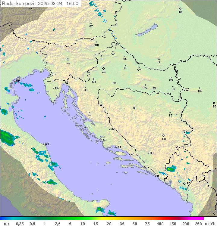 Padavine Hrvaška