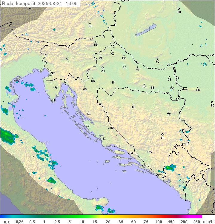 Padavine Hrvaška