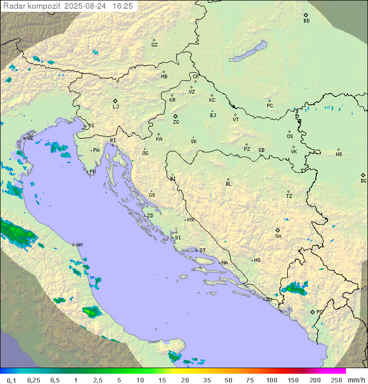 Padavine Hrvaška