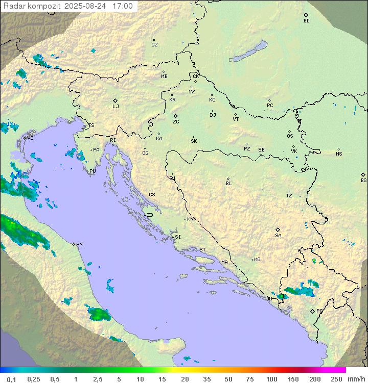Padavine Hrvaška
