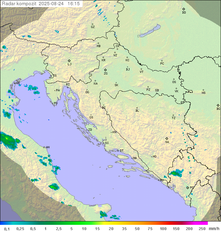Padavine Hrvaška