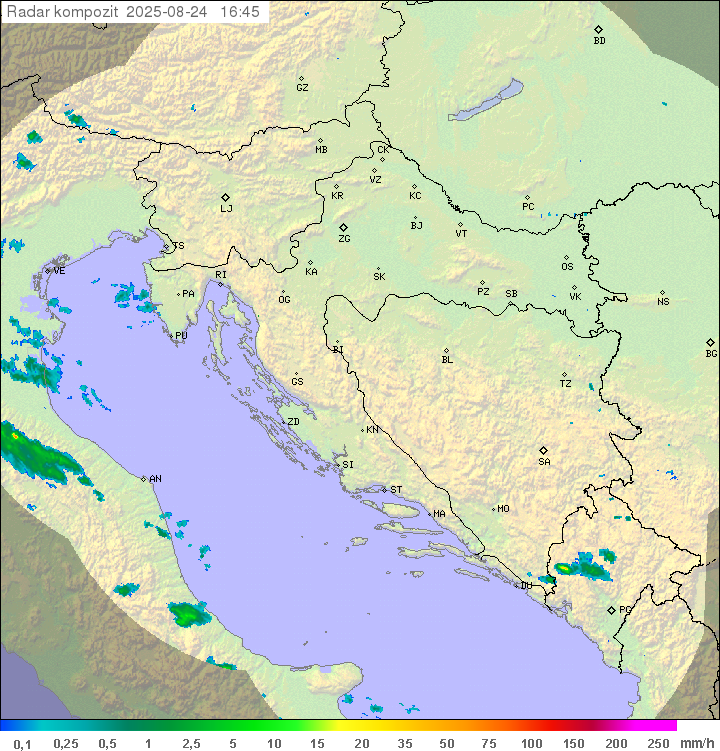 Padavine Hrvaška