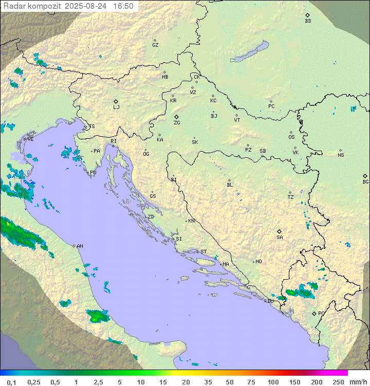 Padavine Hrvaška