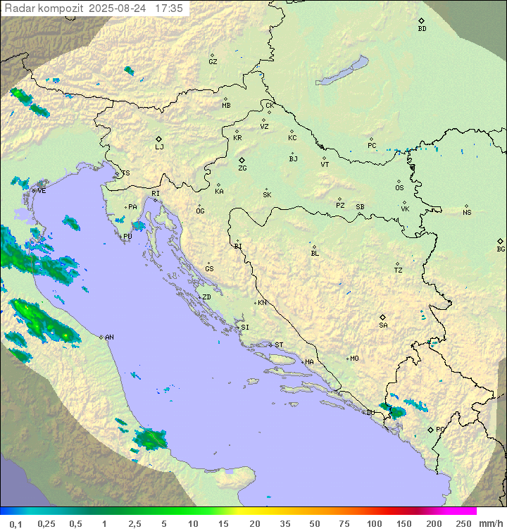 Padavine Hrvaška