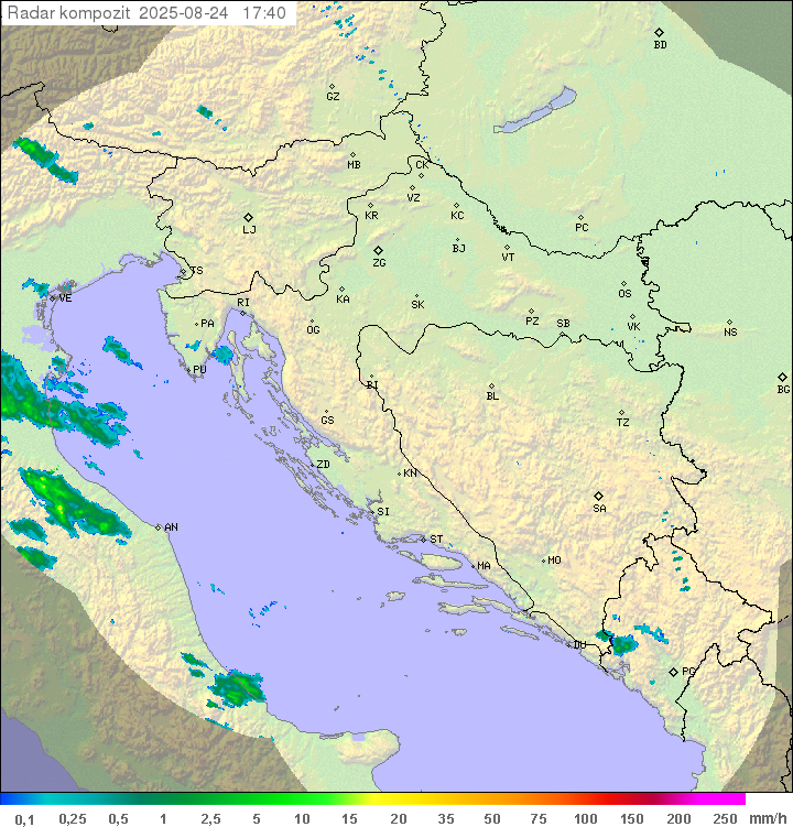 Padavine Hrvaška