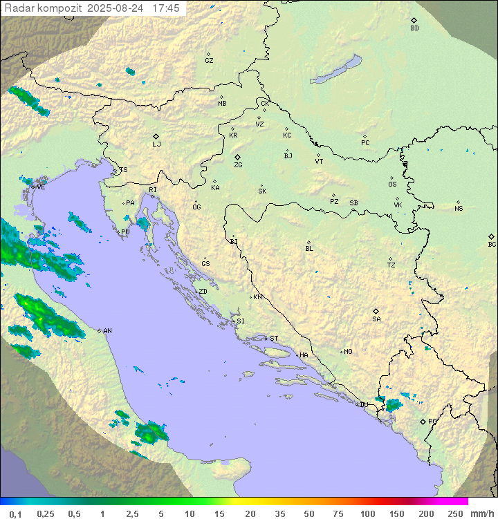 Padavine Hrvaška