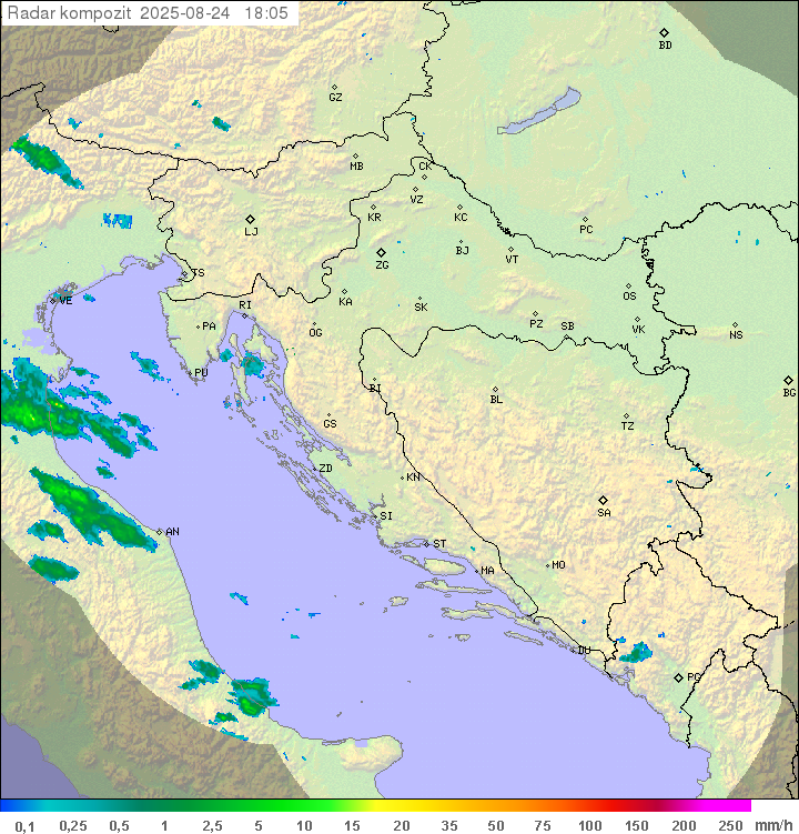 Padavine Hrvaška