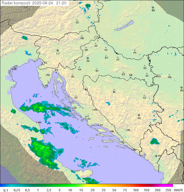 Padavine Hrvaška