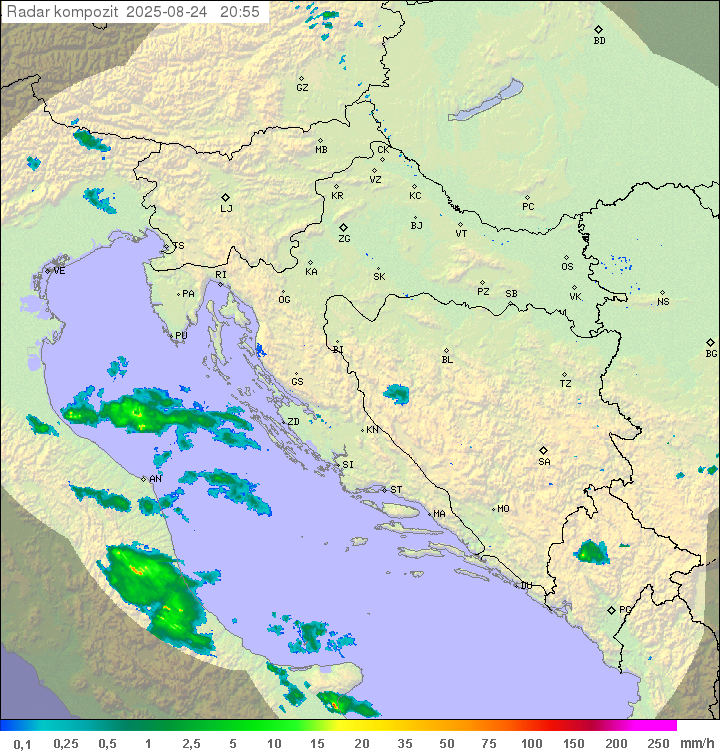 Padavine Hrvaška