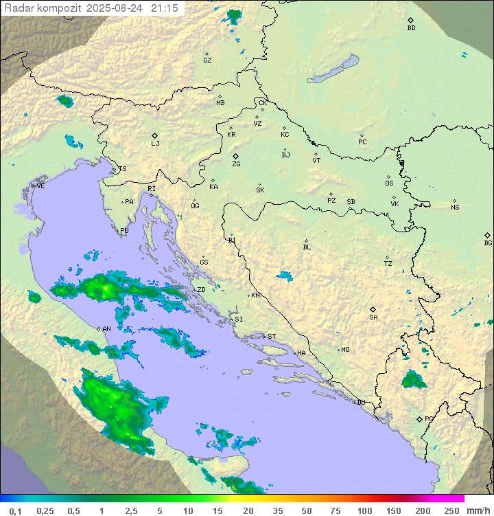 Padavine Hrvaška