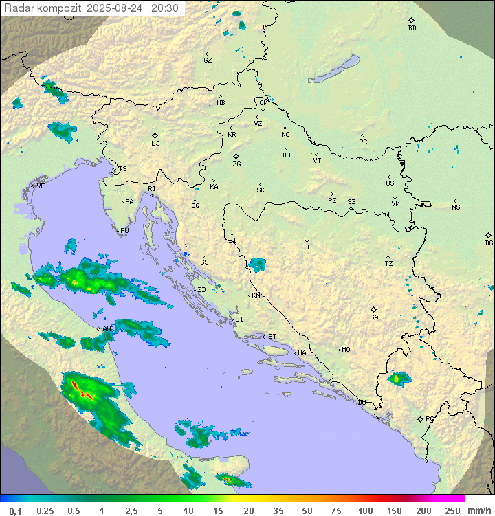 Padavine Hrvaška
