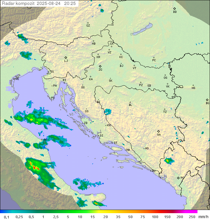 Padavine Hrvaška