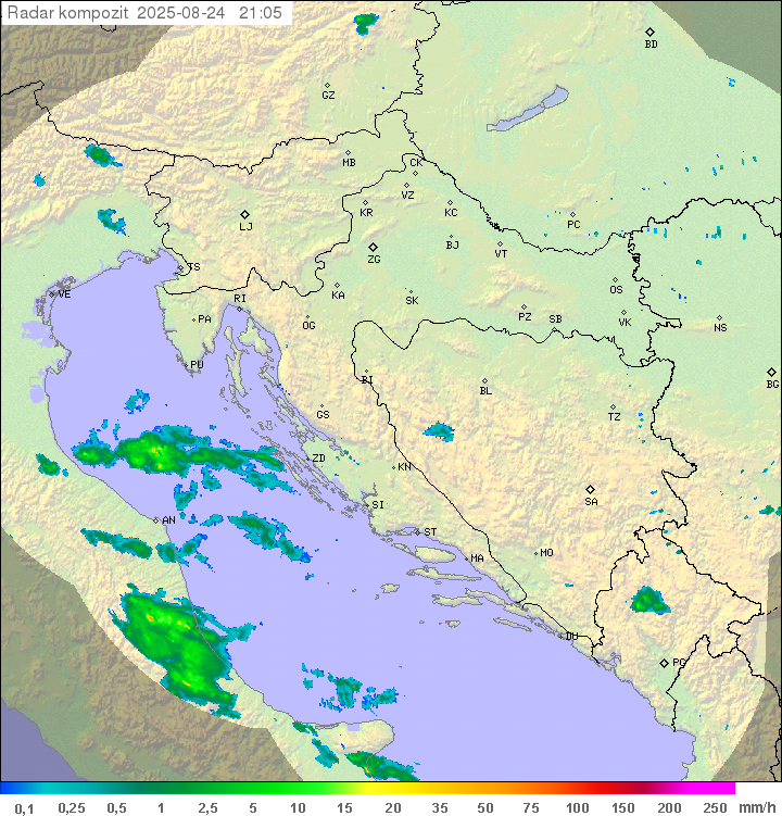 Padavine Hrvaška