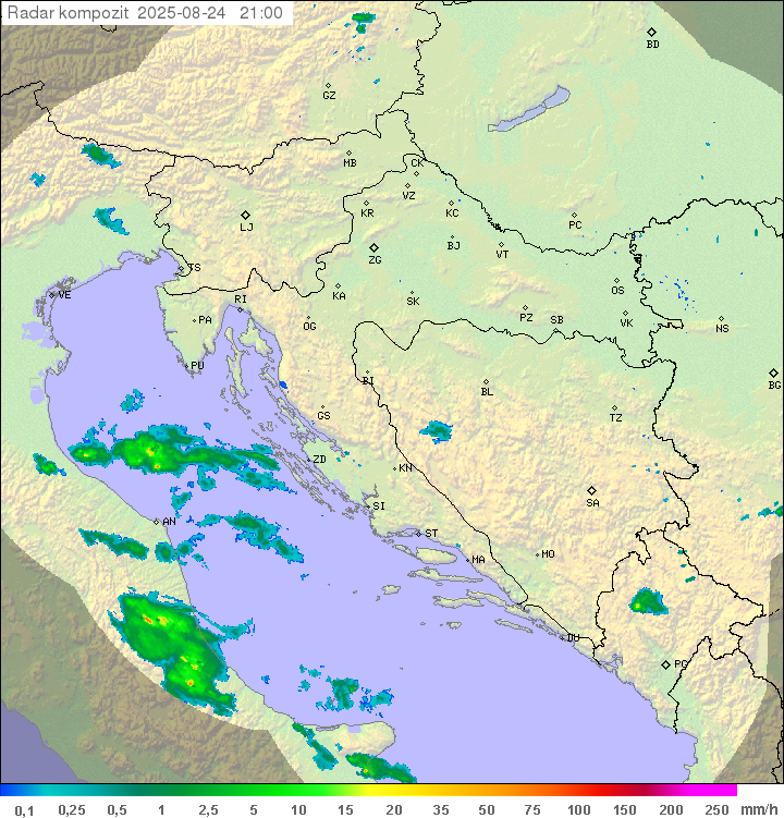 Padavine Hrvaška
