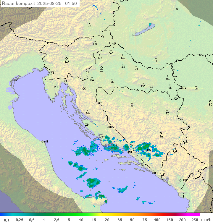 Padavine Hrvaška
